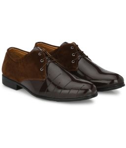 Leeport - Brown Men's Dual Shade Formal Shoes