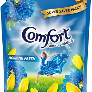Comfort Morning Fresh Fabric Conditioner 2 L Refill Pack | After Wash Liquid Fabric Softener (Offer Pack) | Softness, Shine & Long Lasting Freshness
