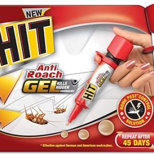 HIT Anti Roach Gel - Cockroach Killer (20g) | Kitchen Safe | Odourless | Fast and Convenient, Pack of 1