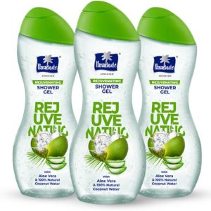 Parachute Advansed Rejuvenating Shower Gel, Aloe Vera & 100% Natural Coconut Water, Refreshed Skin