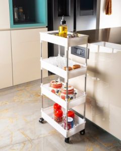 enerex Plastic Kitchen Trolley