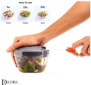 DDecora Stainless Steel Vegetable & Fruit Chopper