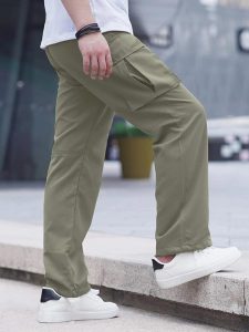 Mens Cargo Pants Cotton