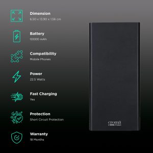 Croma 10000 mAh Power Bank