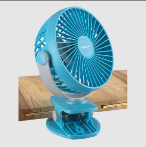 BAJAJ Pygmy Mini Table Fan with Battery Backup