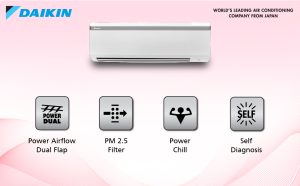 Daikin 0.8 Ton 3 Star, Fixed Speed Split AC 