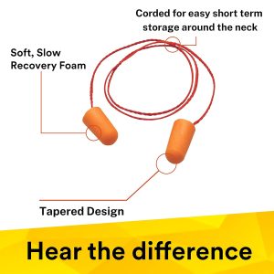 3M 1110 Ear Plugs Corded