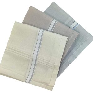 Cotton Premium Collection Handkerchiefs Hanky for Men, Set of 3